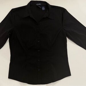 Black Button-Up Shirt
